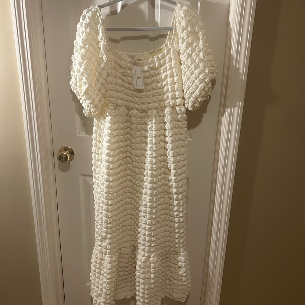 Simply Southern Cream Textured Top
